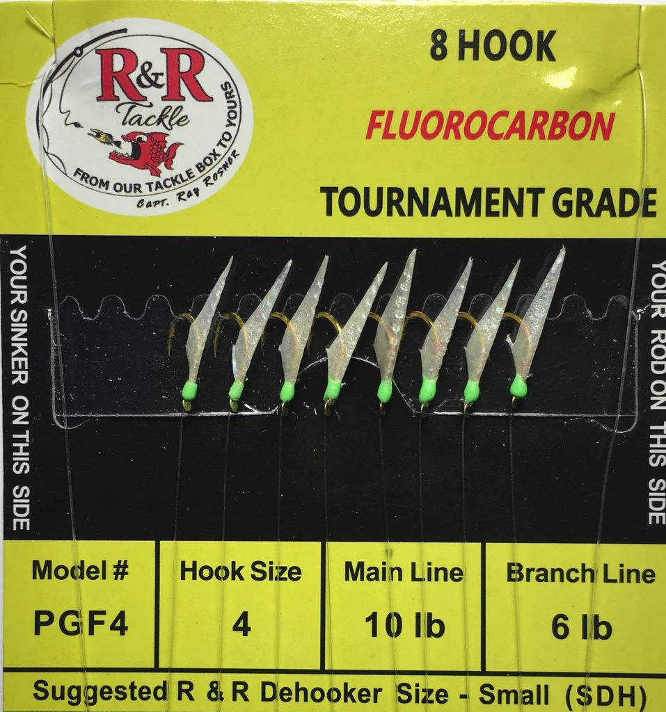 R&R TACKLE PGF4 Fluorocarbon Bait Rig