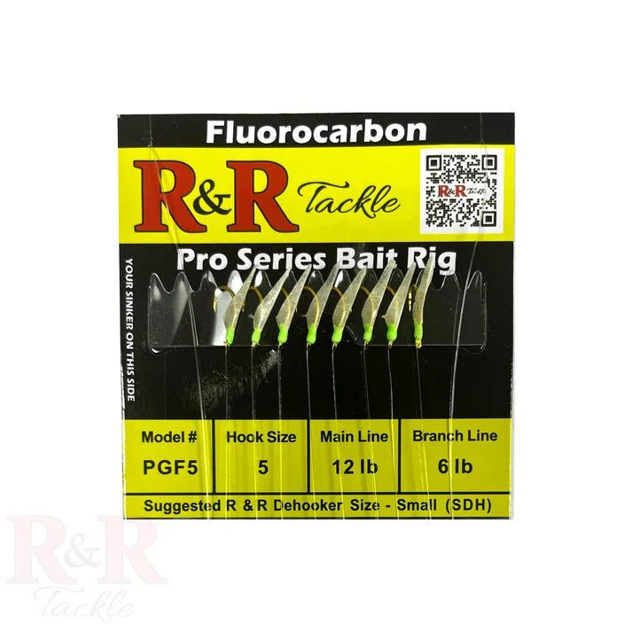 R&R TACKLE PGF5 Fluorocarbon Bait Rig