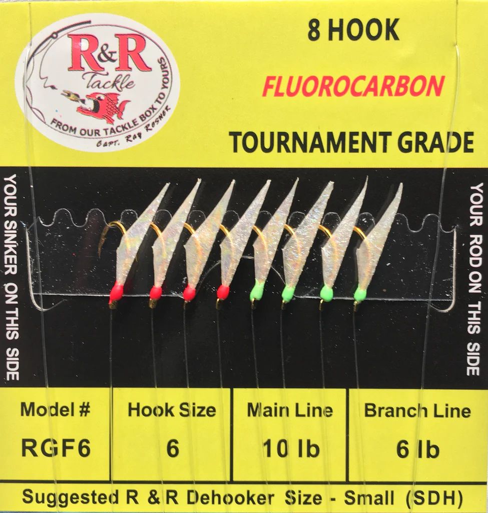 R&R TACKLE RGF6 FLUOROCARBON BAIT RIG