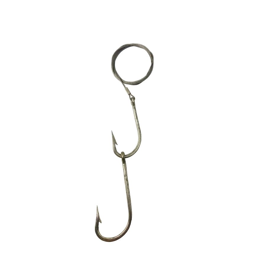 R&S CUSTOM BAIT GROUPER RIG 2 HOOK W/ CABLE