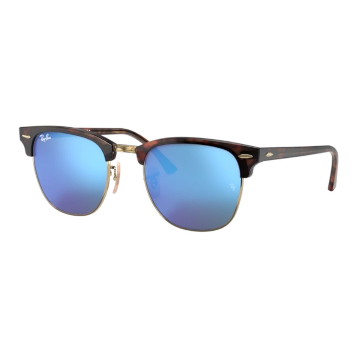 RAY-BAN CLUBMASTER FLASH LENSES POLARIZED SUNGLASSES