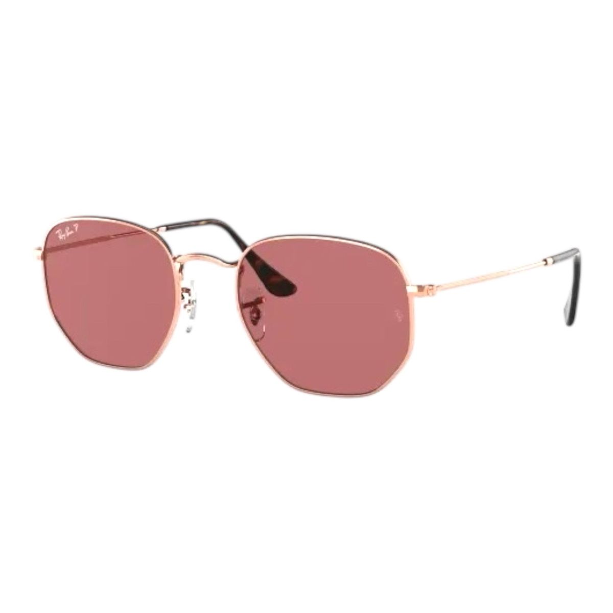 RAY-BAN HEXAGONAL FLAT LENSES POLARIZED SUNGLASSES