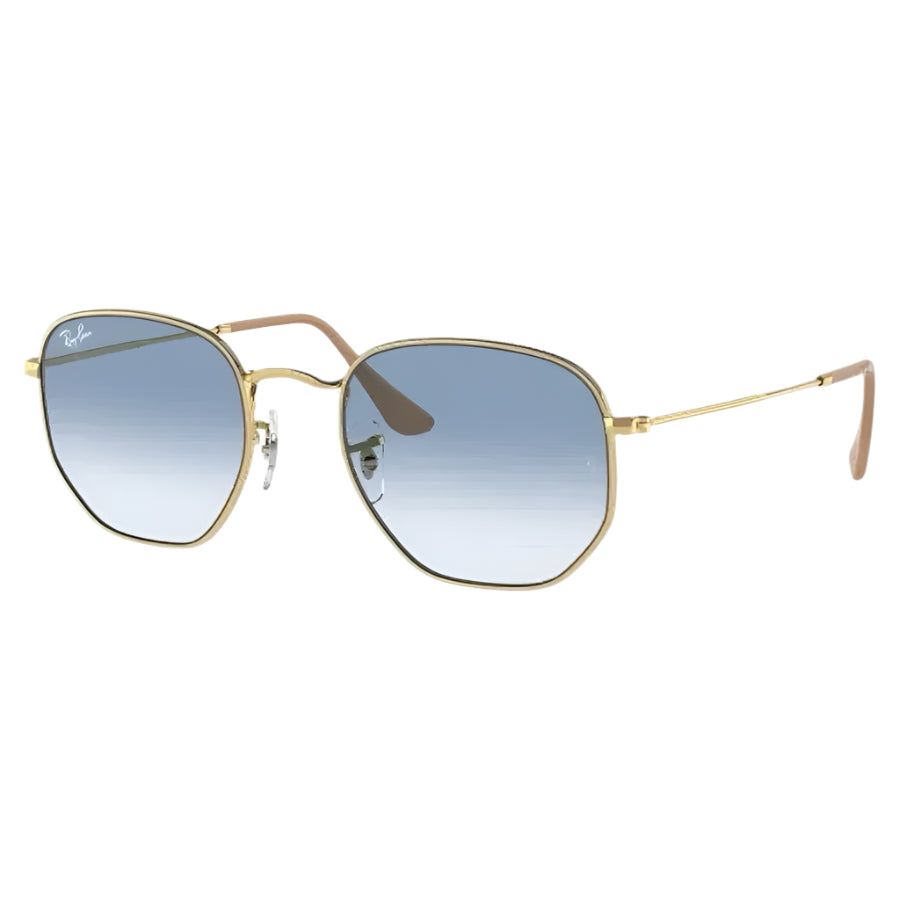 RAY-BAN HEXAGONAL FLAT LENSES POLARIZED SUNGLASSES
