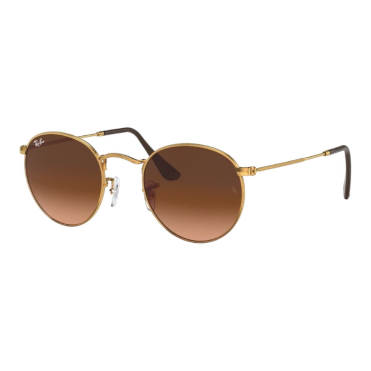 RAY-BAN ROUND METAL POLARIZED SUNGLASSES