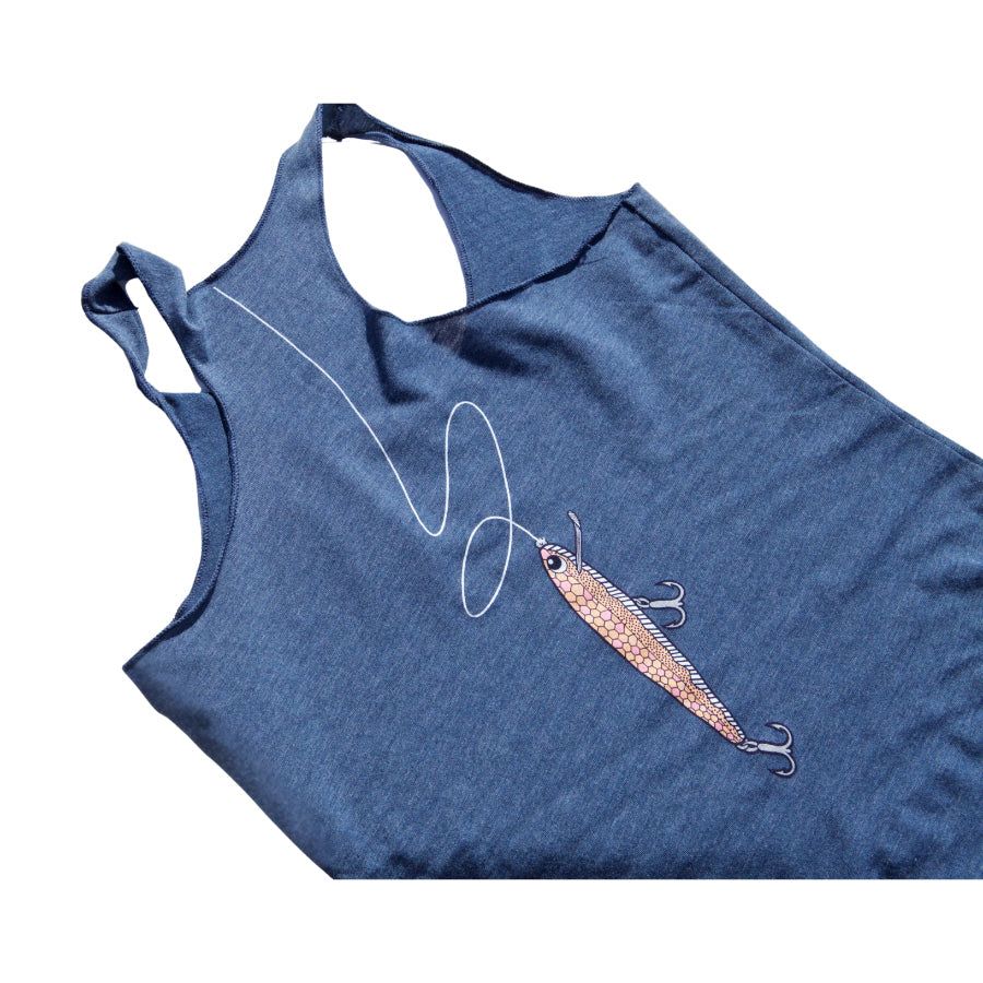 REEL SKIPPER BAHAMA BLUES TANK TOP