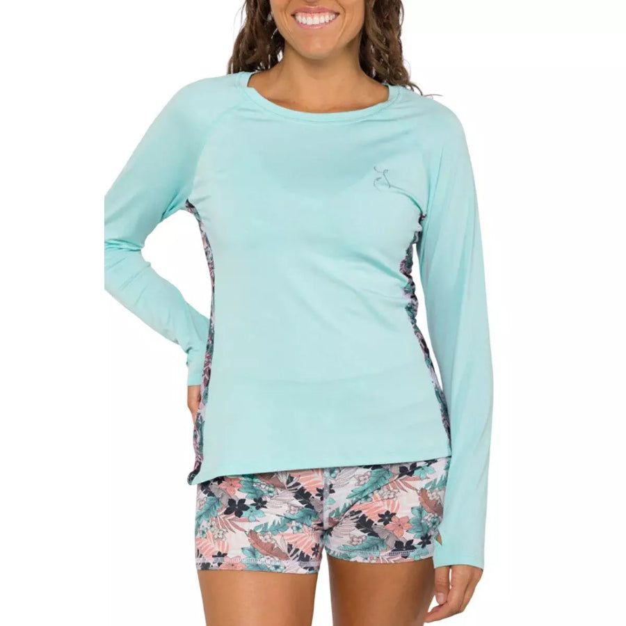 REEL SKIPPER BAHAMA BLUES VENTED PERFORMANCE SHIRT