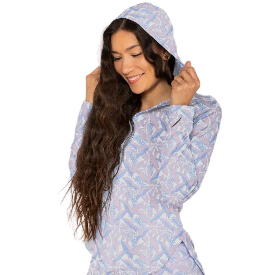REEL SKIPPER LA BRISA L/S PERFORMANCE HOODIE SHIRT