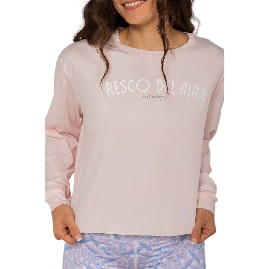 REEL SKIPPER LA GIRLFRIEND LONG SLEEVE TOP