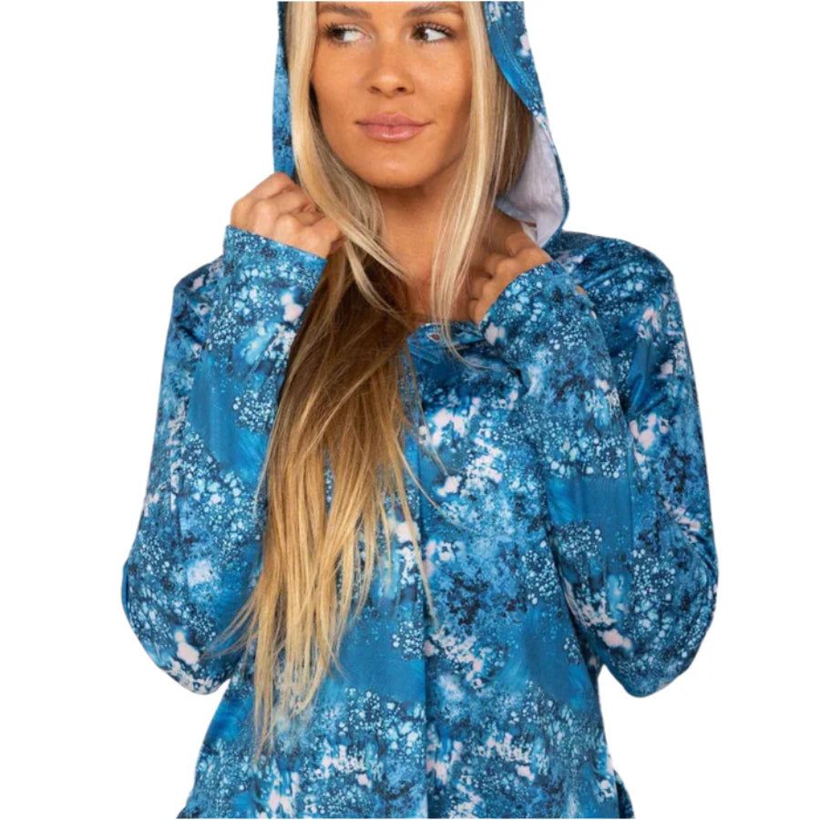 REEL SKIPPER MODERN TROPICAL LA BRISA L/S PERFORMANCE HOODIE