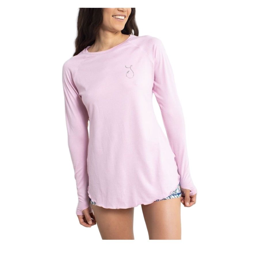 REEL SKIPPER MYSTIC MERMAID FLOWY PERFORMANCE LONG SLEEVE SHIRT