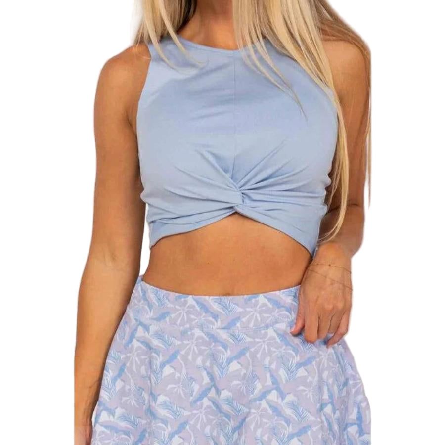 REEL SKIPPER VINTAGE TROPICAL RAYA TWIST TOP