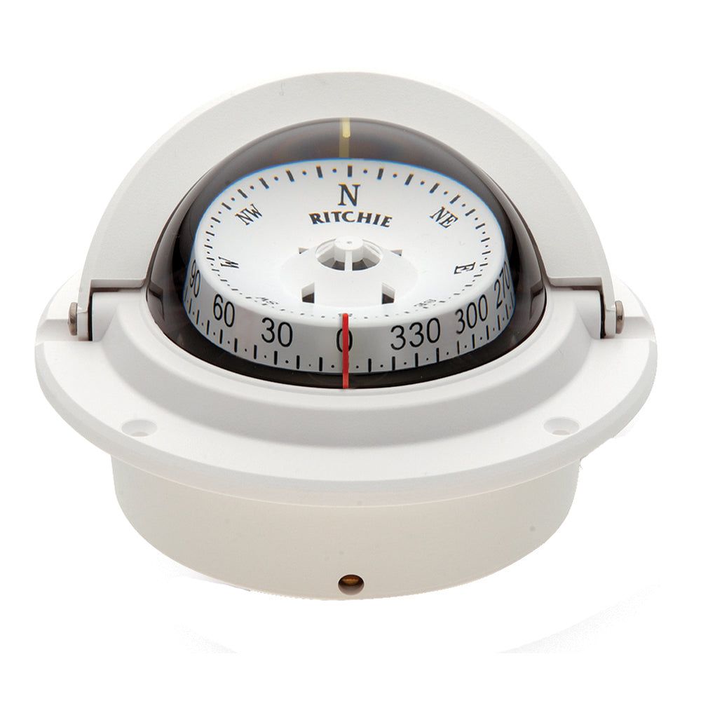 Ritchie F-83W Voyager Compass Flush Mount White