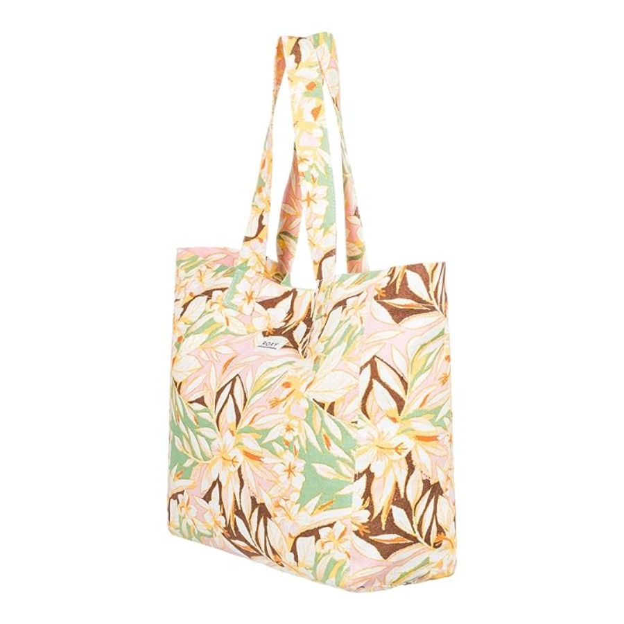 ROXY ANTI BAD VIBES QUIET GREEN COAST TO COAST TOTE