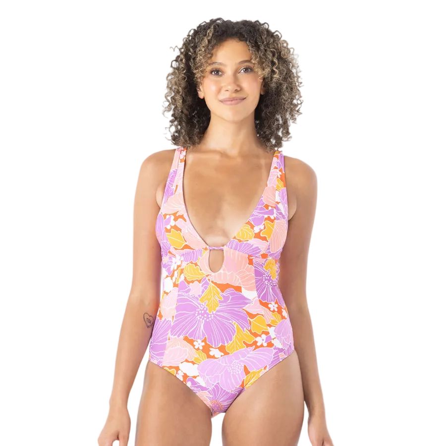 ROXY BELL BOTTOM BLOOMS ONE PIECE SWIMSUIT