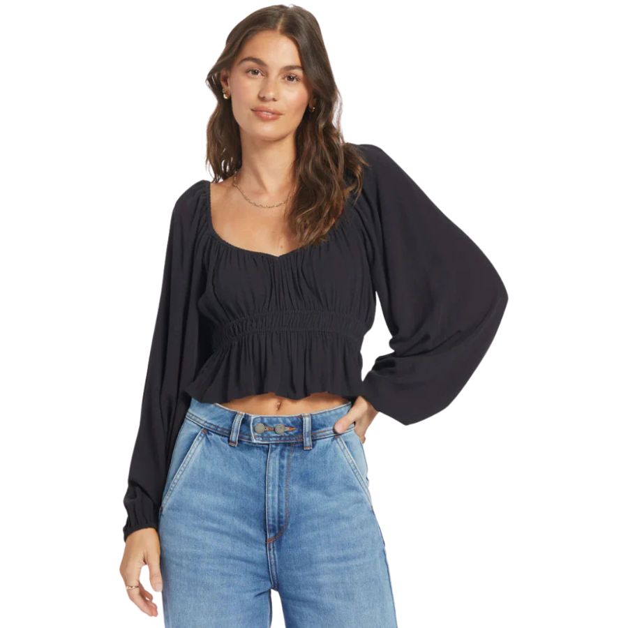 ROXY COOL WINDS WOVEN TOP