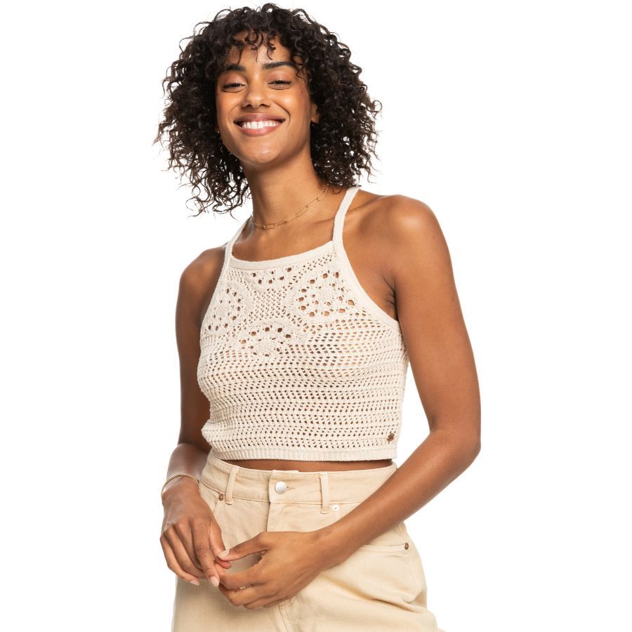 ROXY MALIBU CRUSH KNITTED HALTER TOP