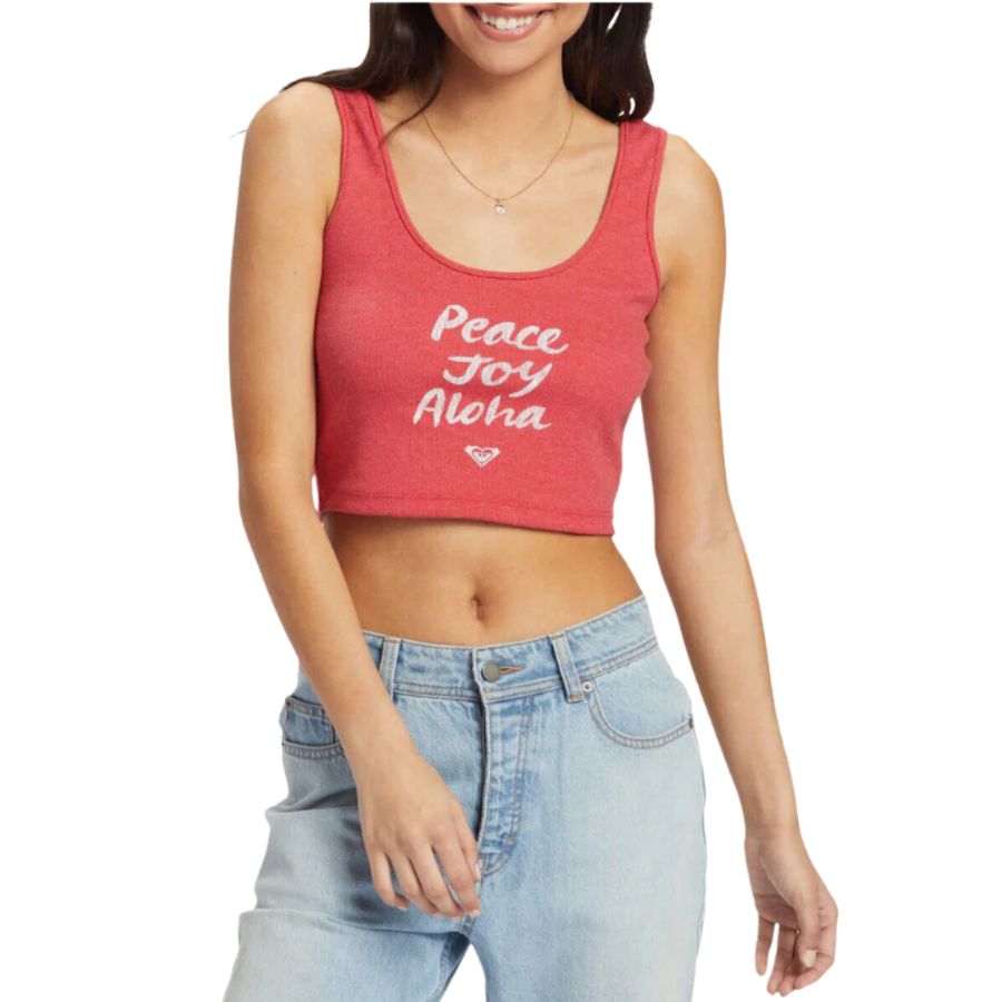 ROXY PEACE JOY ALOHA DIVE IN TANK TOP