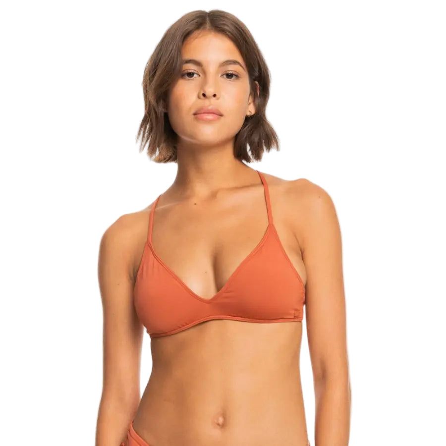 ROXY SOLID BEACH CLASSICS ATHLETIC TRIANGLE BIKINI TOP