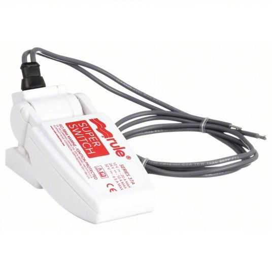 Rule Industries 37A SuperSwitch Mercury Free Bilge Pump Float Switch without Fuse Holder