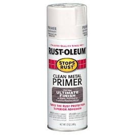 Metal Spray Primer, White, 12-oz.