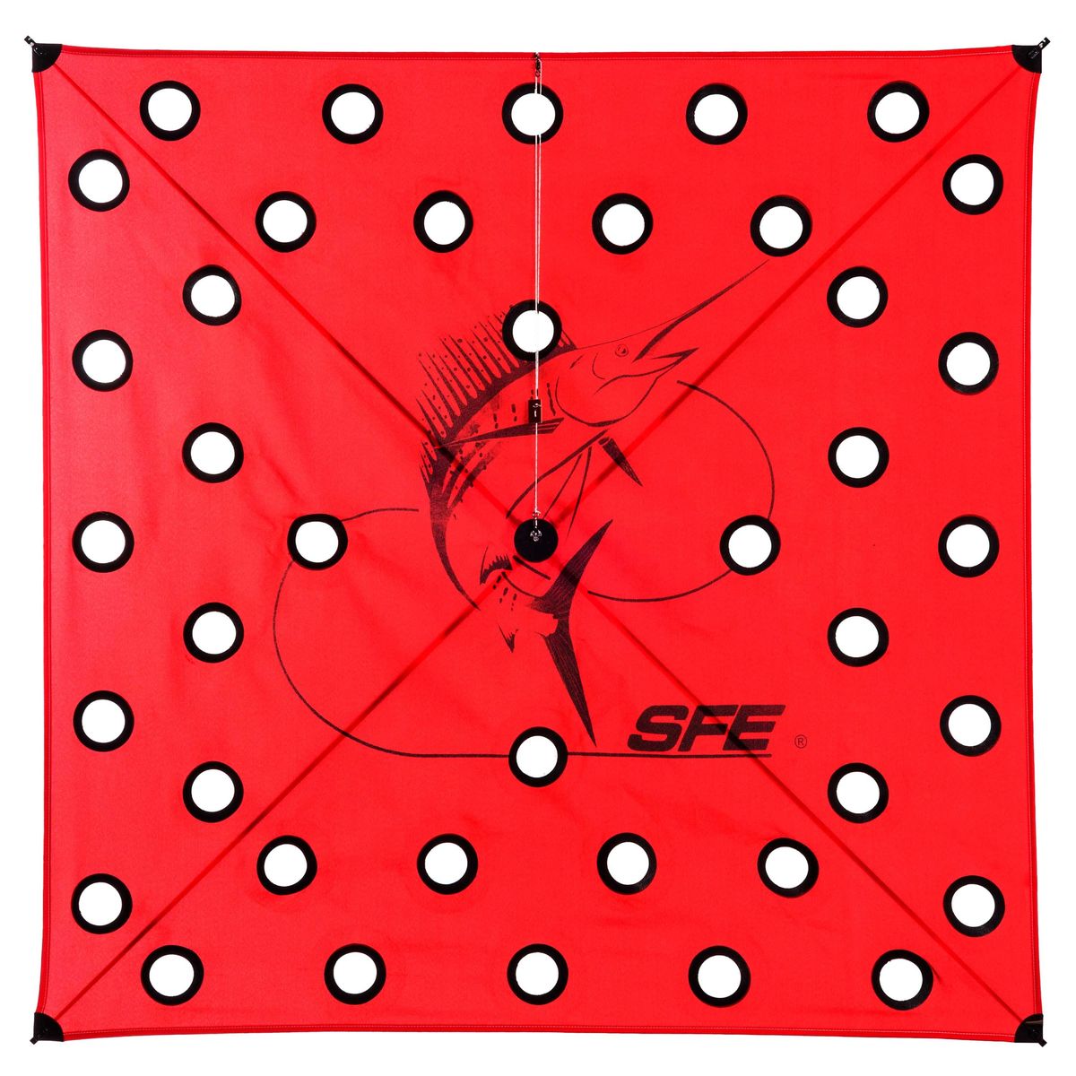 SFE 40 Hole 12-30MPH Kite - Red