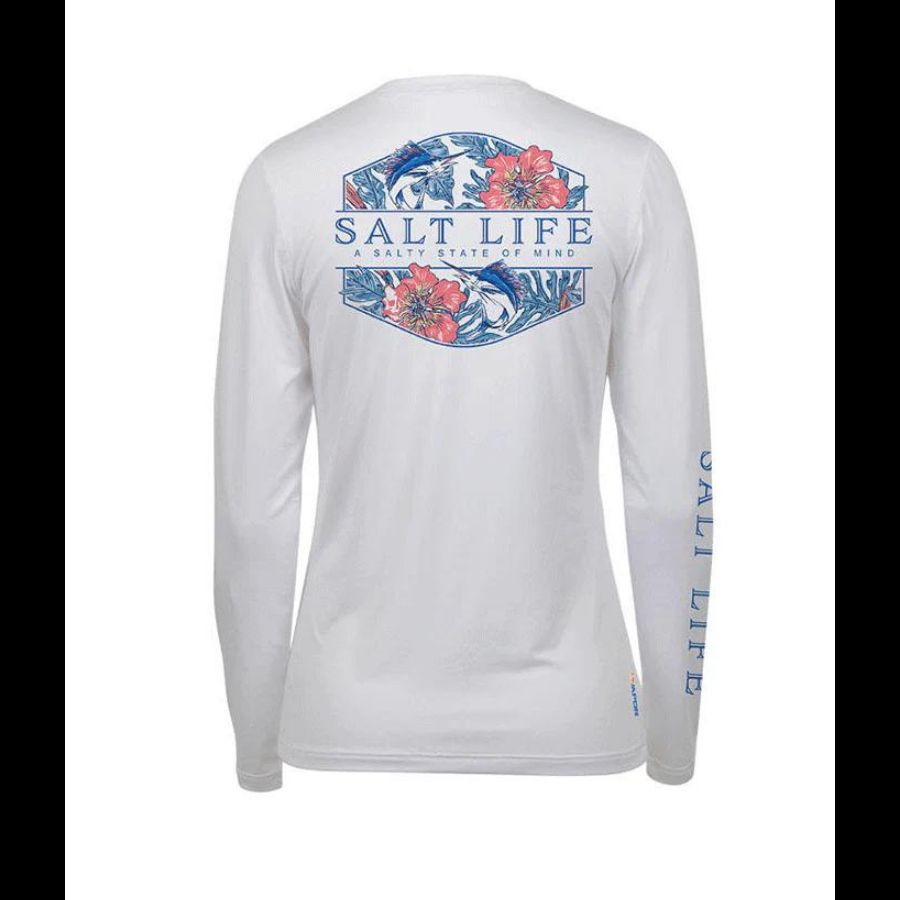 SALT LIFE SAILIN TROPIC LONG SLEEVE PERFORMANCE SHIRT