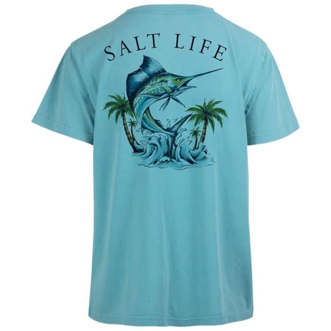 SALT LIFE SAILING PALMS T-SHIRT