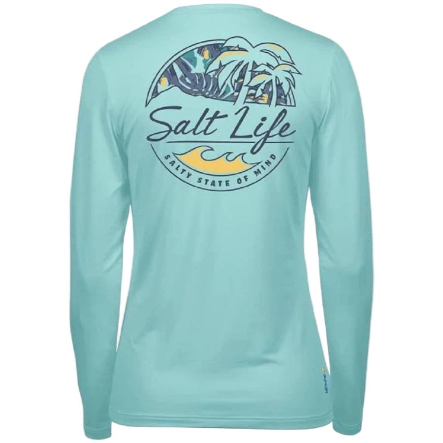 SALT LIFE SHADY PALMS LONG SLEEVE PERFORMANCE SHIRT