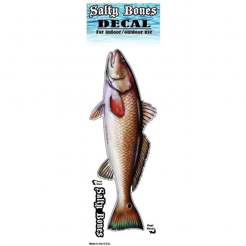 SALTY BONES Double Red Decal