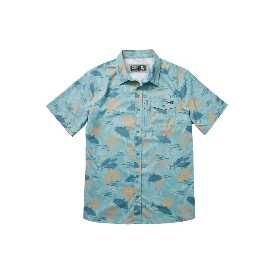 SALTY CREW FEEDING FRENZY UV WOVEN SHIRT