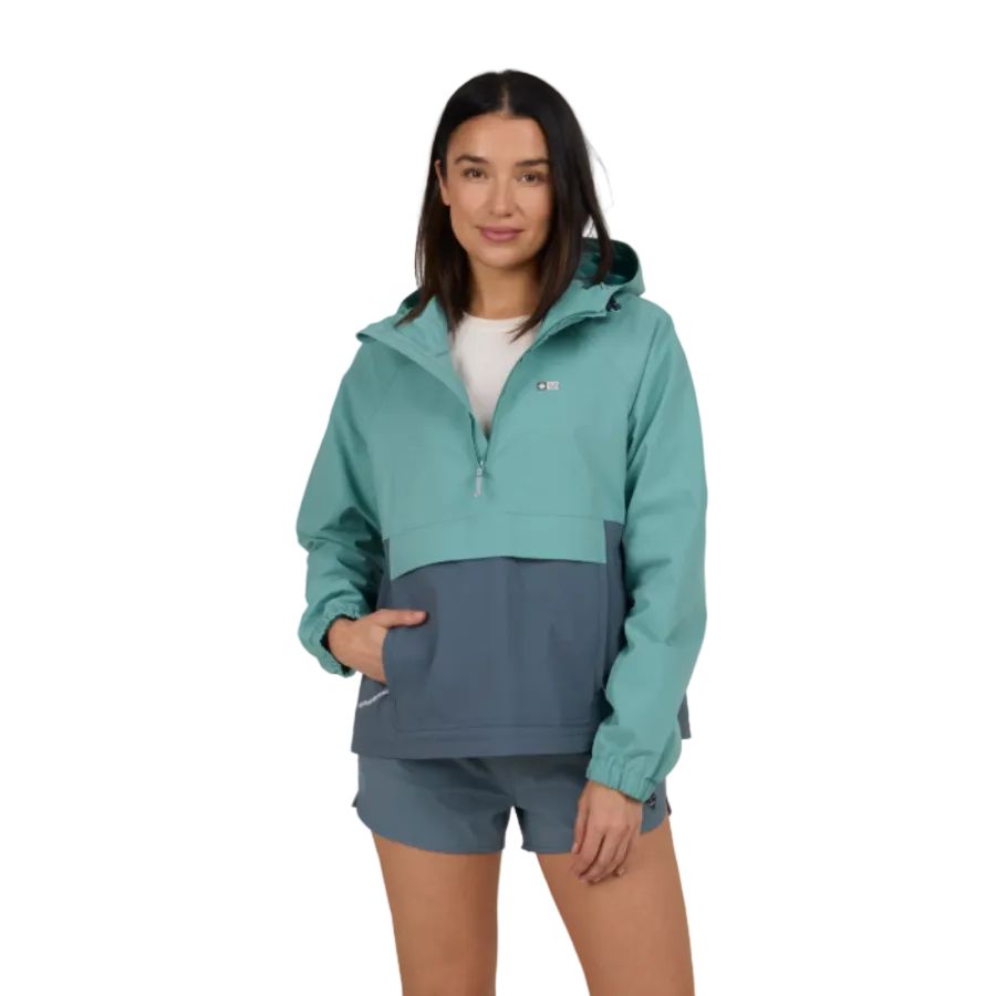 SALTY CREW MAINSAIL ANORAK QUARTER ZIP WIND BREAKER