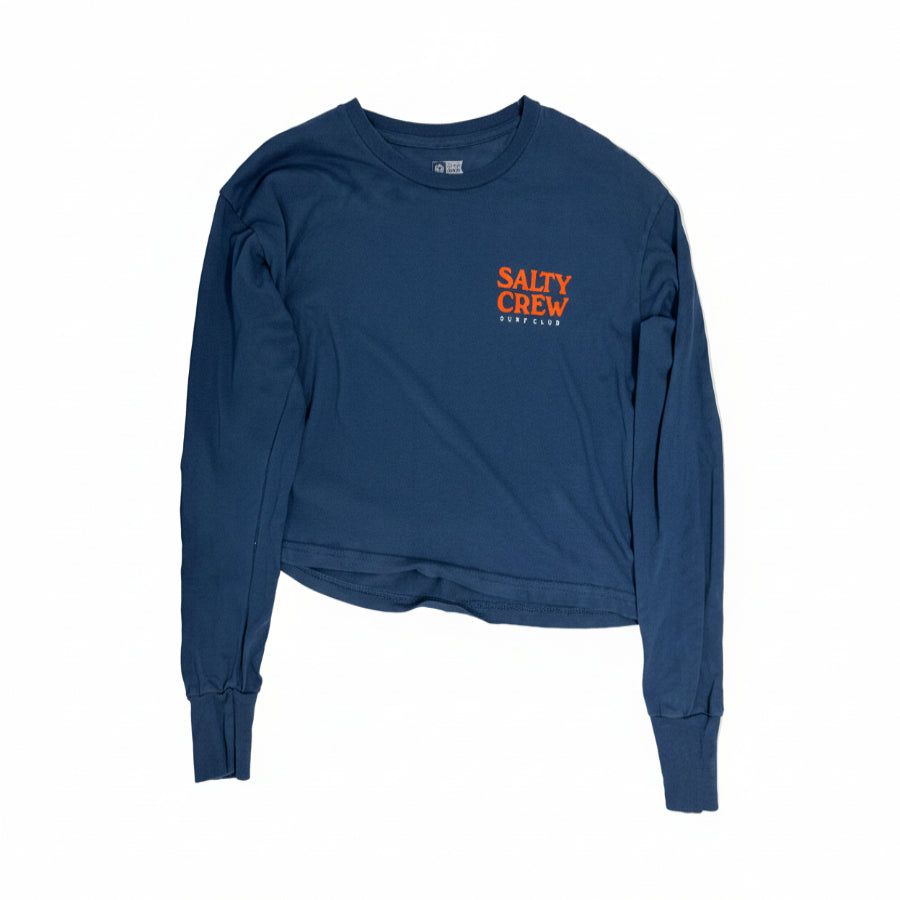 SALTY CREW SURF CHECK LONG SLEEVE CROP