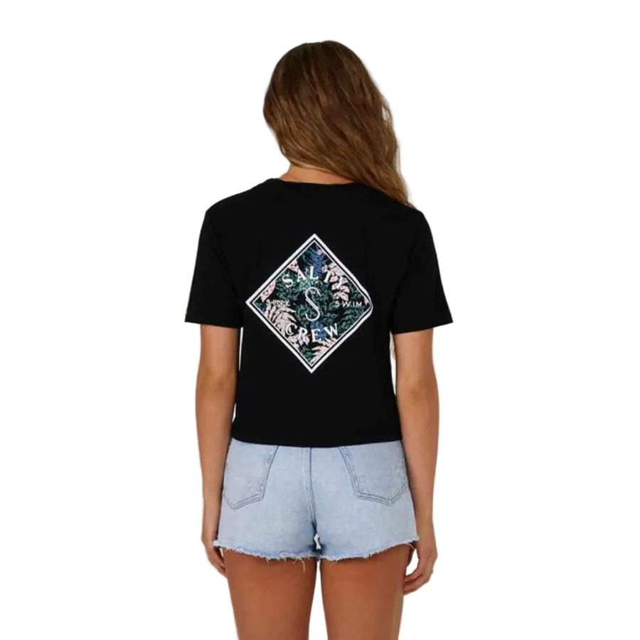 SALTY CREW TIPPET FILL CROP TEE