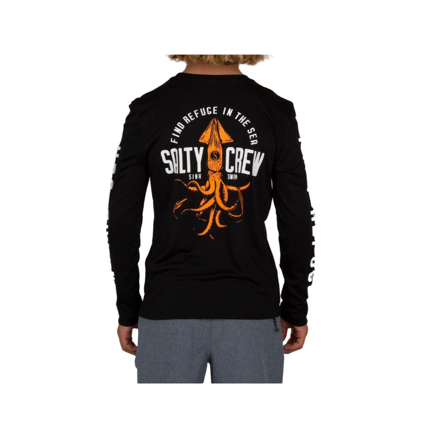 SALTY CREW YOUTH COLOSSAL LONG SLEEVE PERFORMANCE TEE