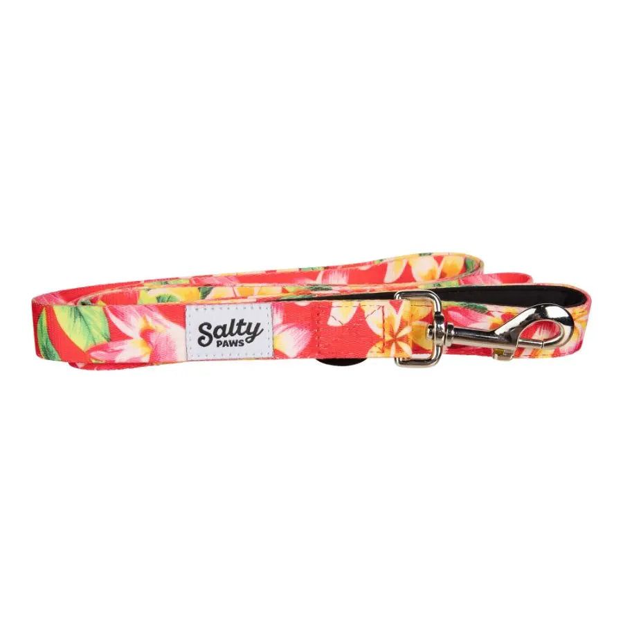 SALTY PAWS DOG LEASH PINK FLORAL