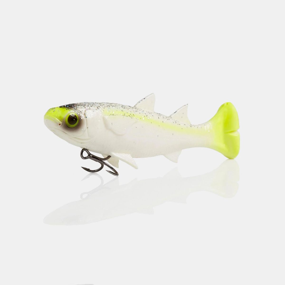 Savage Gear Pulse Tail Mullet Line Thru - Plum Chartruese