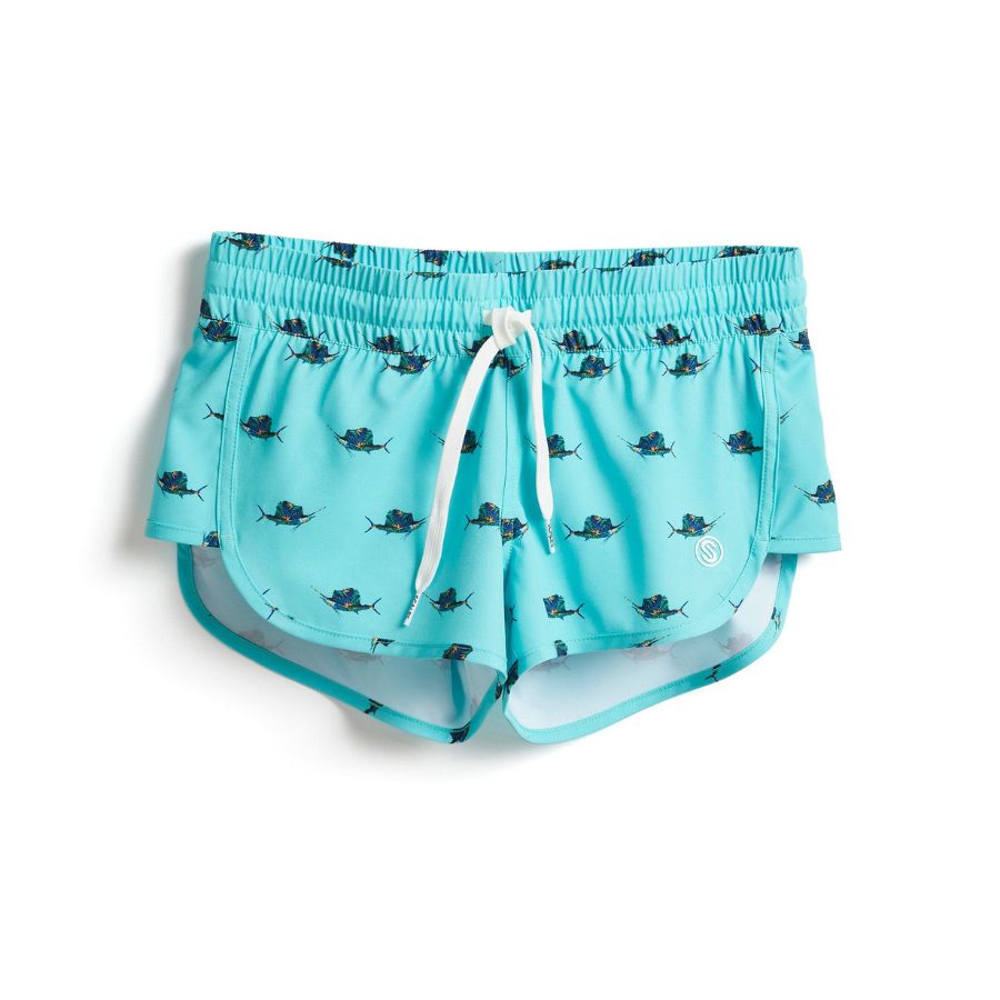 SCALES FLY SAIL SEAFOAM WOMENS BOARDSHORTS