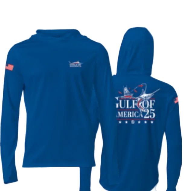 SCALES GULF OF AMERICA HOODED PERFORMANCE SHIRT