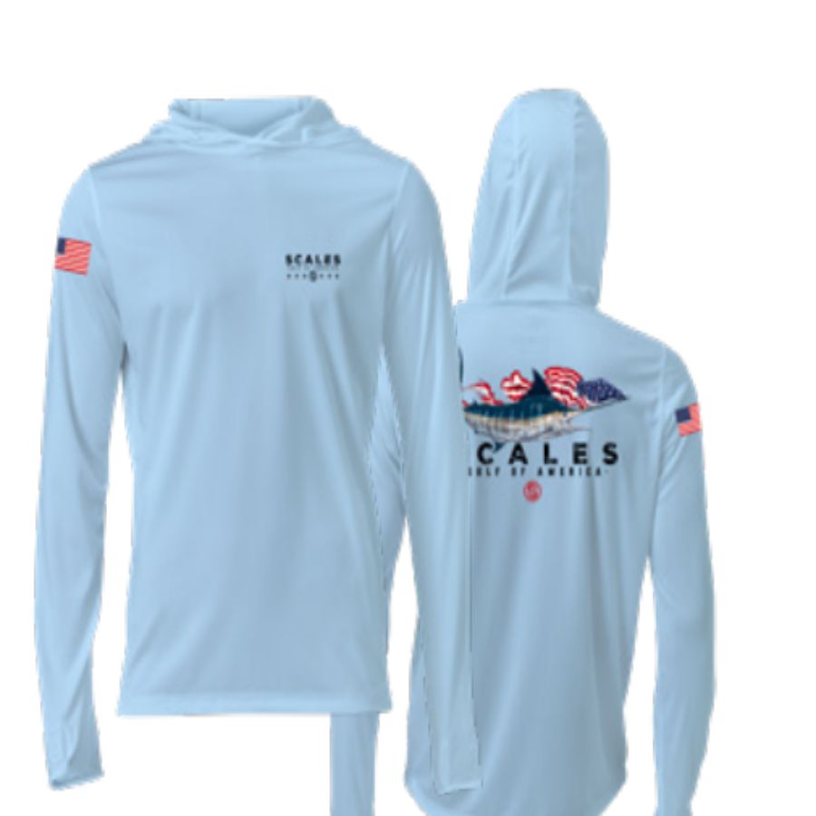 SCALES HIGH FLYING HOODED PERFORMANCE SHIRT