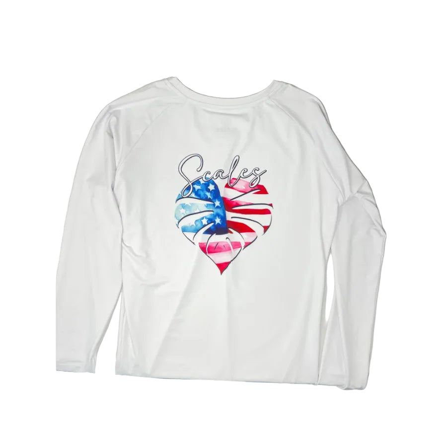 SCALES I HEART USA PERFORANCE SHIRT