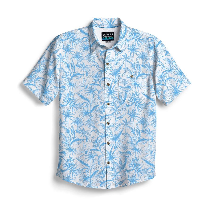 SCALES LOOSE LINES BUTTON DOWN SHIRT