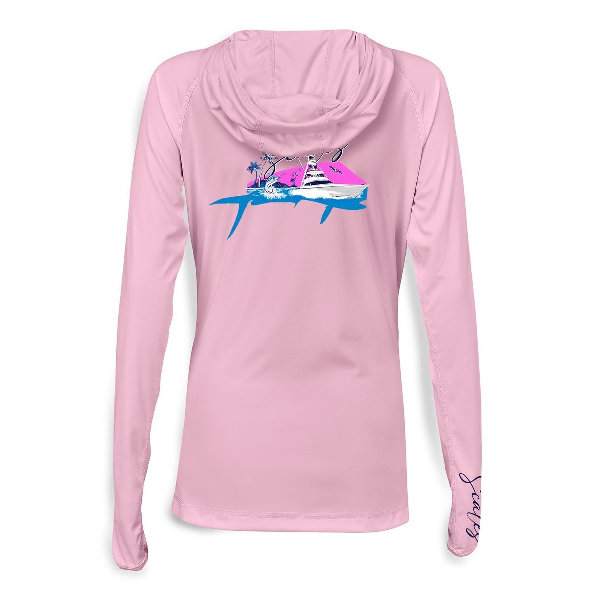 SCALES Mahi Slam Womens Hooded Performance Shirt