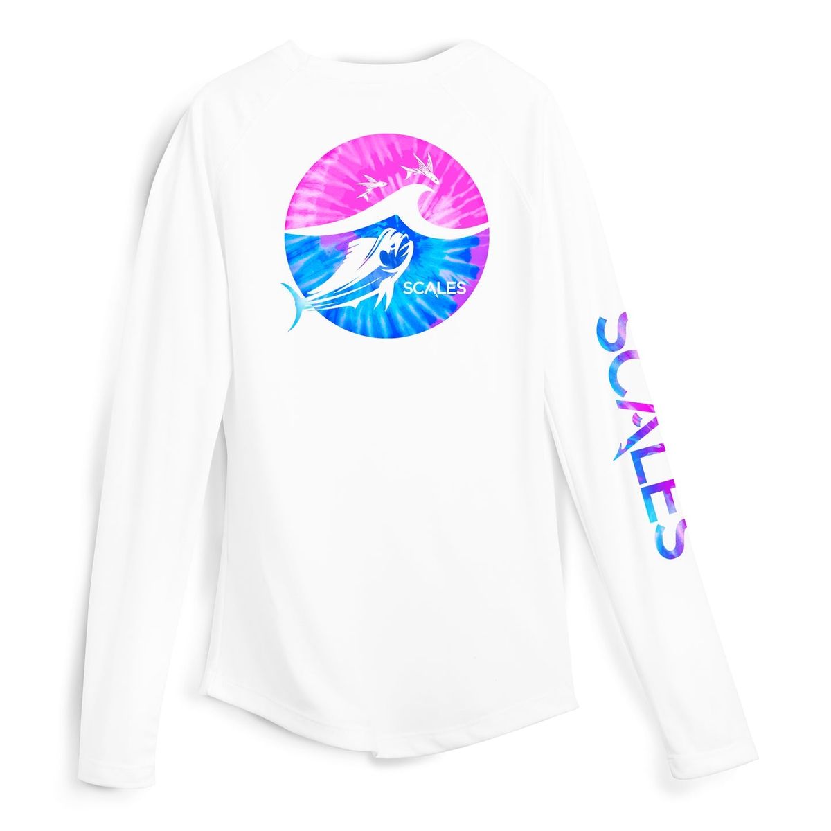 SCALES Tide Dye Flyer Womens Performance Shirt
