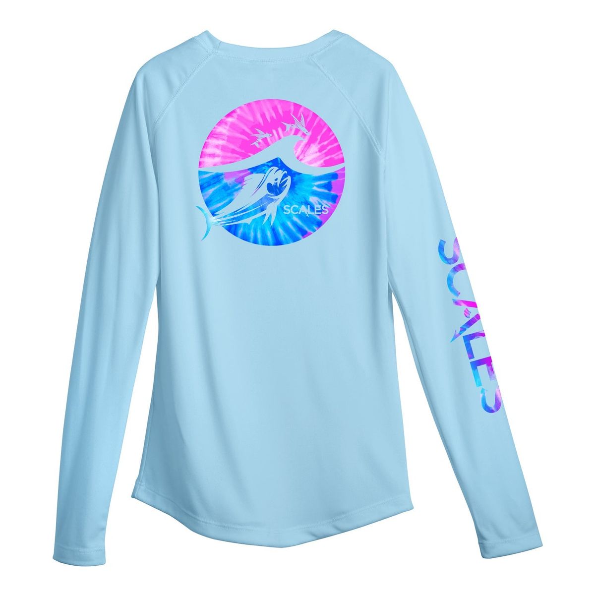 SCALES Tide Dye Flyer Womens Performance Shirt