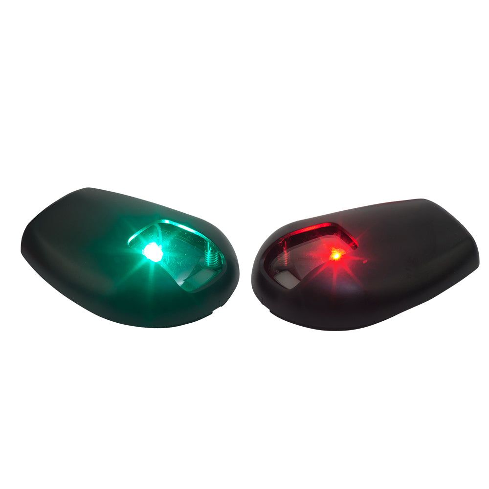 Sea-Dog Black Side Mount LED Navigation Lights - 1 NM - Port and Starboard