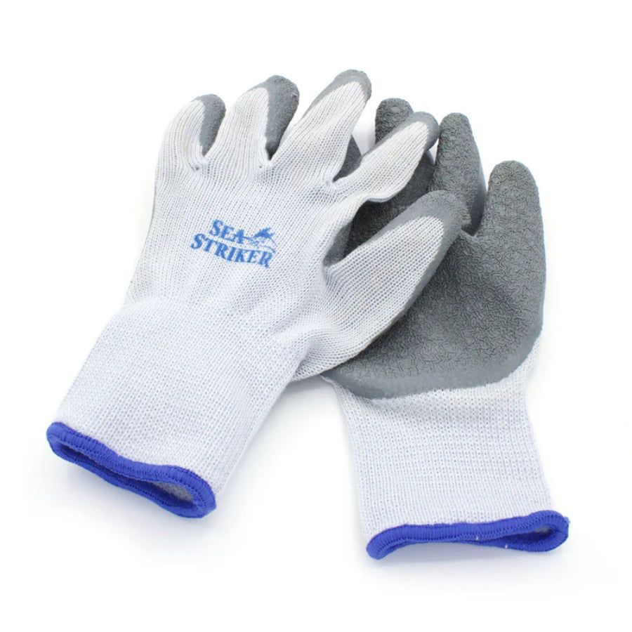 SEA STRIKER MEN'S RUBBER COATED KNIT GRIPPER GLOVES