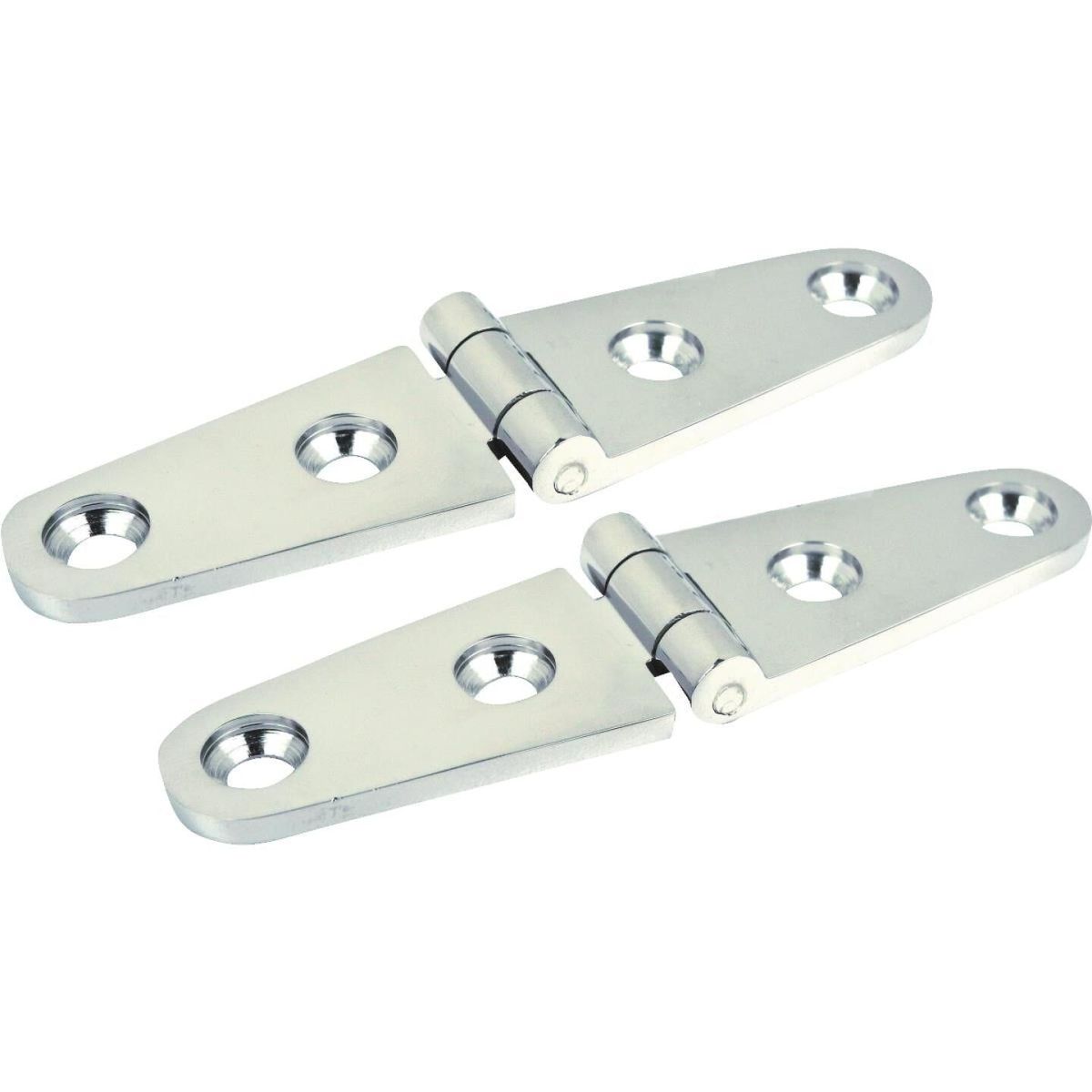 Seachoice 1 In. x 4 In. Stainless Steel Strap Hinge (2-Pack)