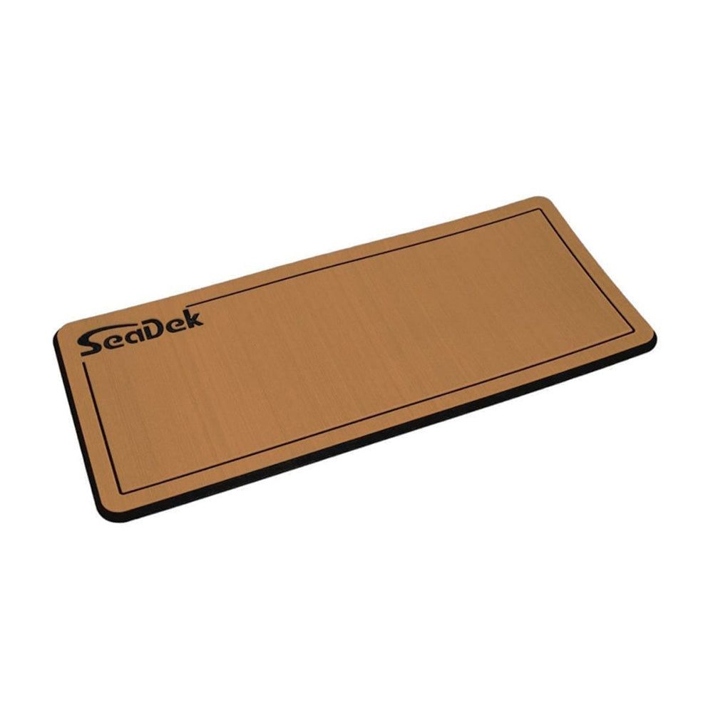 SeaDek 16 x 39" 20mm Dual Density Large Helm Pad w/SeaDek Logo - Brushed Texture - Mocha/Black