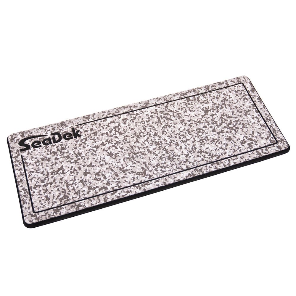 SeaDek 16 x 39" 20mm Dual Density Large Helm Pad w/SeaDek Logo - Brushed Texture - Snow Camo/Black