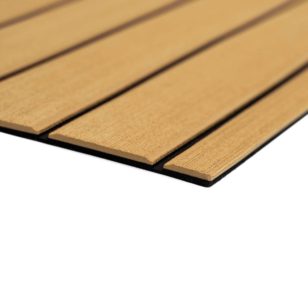 SeaDek 40" x 80" 6mm Teak Full Sheet - Brushed Texture - Camel/Black